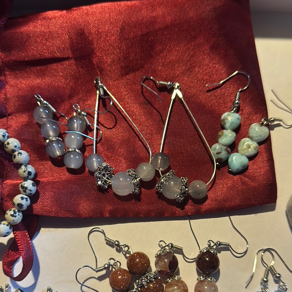 Elegant Multi-Color Earring Set - Picture 6 of 9